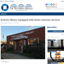 Thumbnail Image of a outside Eclectic Library building