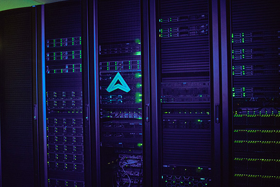 ASA Supercomputer Rack in server room
