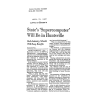 Photocopy of newspaper article from Columbus Enquirer, April 1987 titled "State's Supercomputer Will Be in Huntsville"